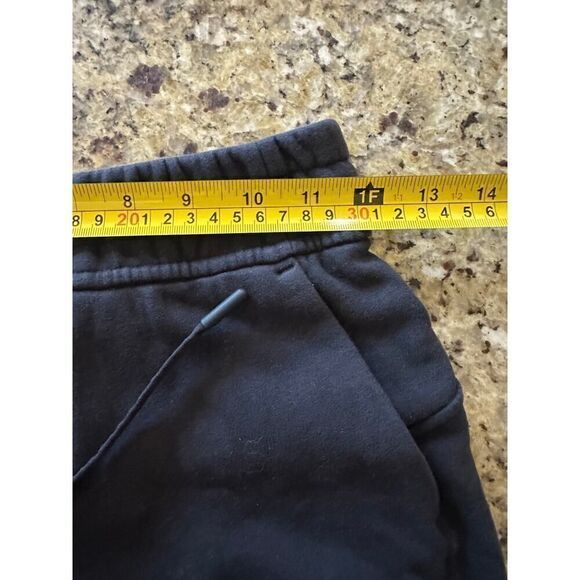 Lululemon Women’s Size 2 Loungeful High-Rise Cropped Fleece Black Jogger Pants - Picture 9 of 13